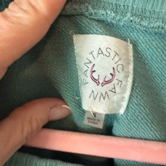 Fantastic Fawn Sage green pullover relaxed sweatshirt size small - Picture 2 of 6